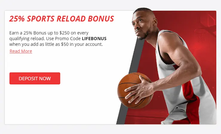 Betonline 25 sports reload bonus